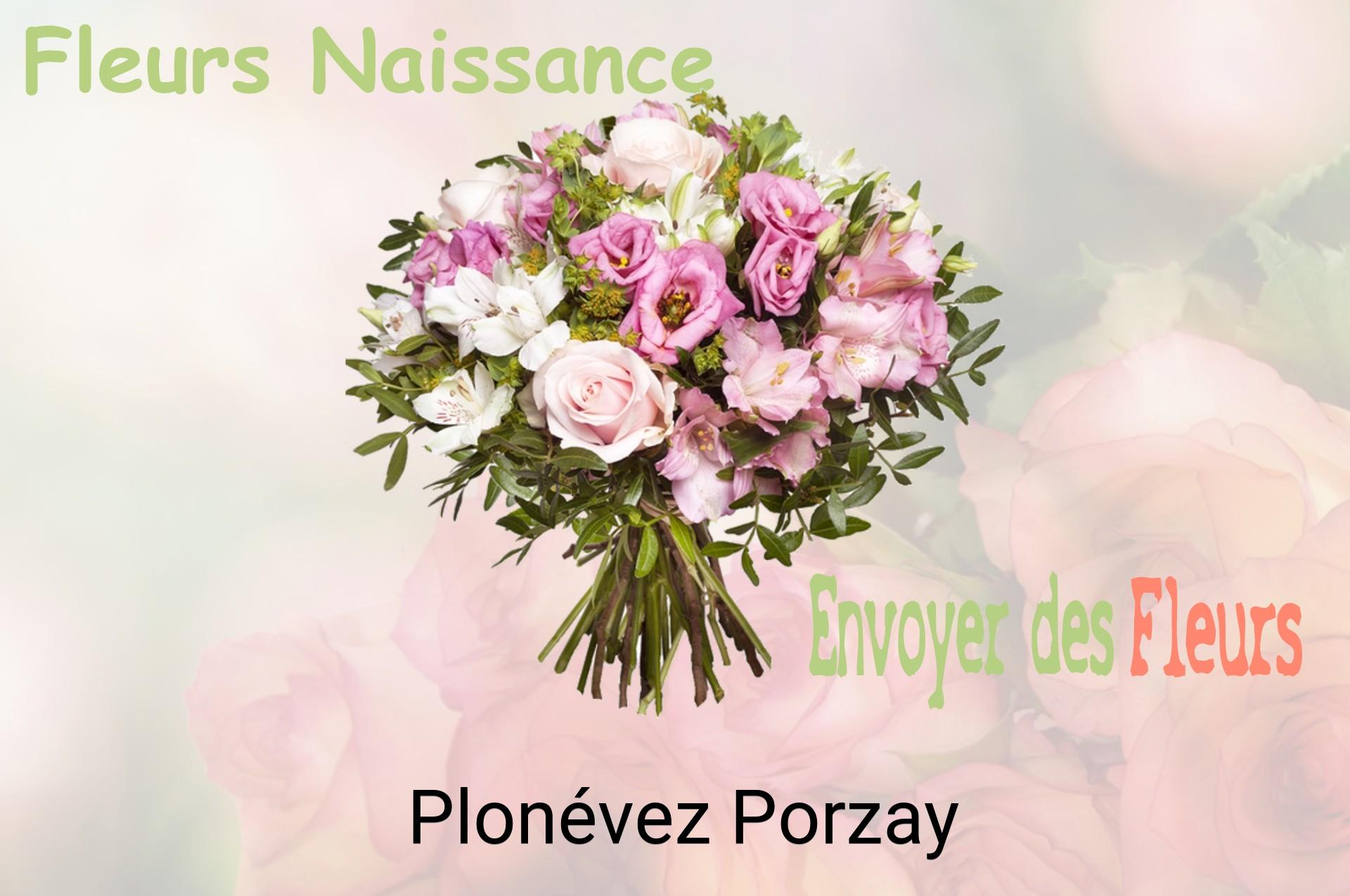 Bouquet de fleurs de naissance livré à Plonévez-Porzay